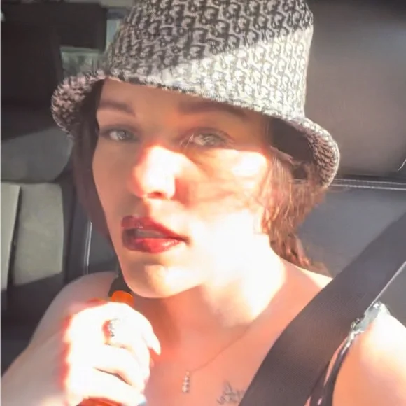 Dior Monogram Black and Cream Bucket Hat - Picture 3 of 5